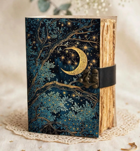 Journal Grimoire en Cuir – Carnet de Croquis Vintage Livre des Ombres (Pages vierges) - Product Image 4