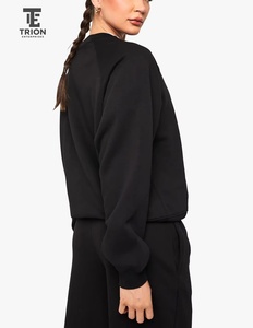 Sudadera Azul Marino para Mujer con Bloques de Color y Logotipo Personalizado, Novedad 2026, Venta al por Mayor, Servicio OEM, Diseño para Invierno - Product Image 2