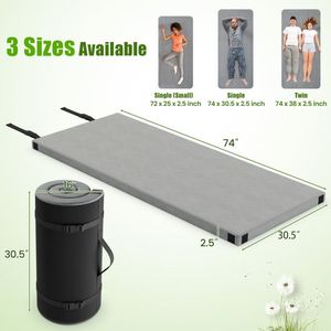 ที่นอนตั้งแคมป์แบบพับได้ความหนาแน่นสูงพร้อมเบาะด้านล่างกันลื่น - Product Image 5