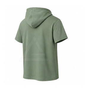 Camisetas Clásicas con Capucha para Hombre, Manga Corta Raglán, Mezcla de Algodón, Cómodas para Entrenamiento, Viajes, Ropa Casual de Verano - Product Image 6