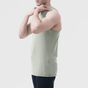 Men's Super Soft Cotton Modal Blend Sports Tank Tops Breathable Cooling Sleeveless Gym Shirts Casual Quick Drying Loose Fit <b>Vest</b> - Product Image 5