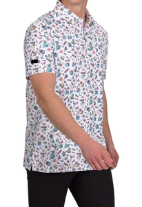 Chemises décontractées pour hommes avec logo personnalisé, couleur unie, respirantes, en coton/polyester, séchage rapide, nouveau design, prix abordable, vente chaude - Product Image 5