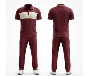 High Performance <b>Cricket</b> Jersey and Trouser Set | Men Women Youth <b>Cricket</b> Wears Polo Shirt and Trouser Full Team - Product Image 1