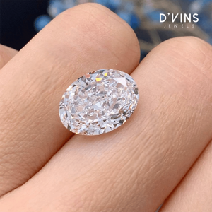 Diamante Ovalado Suelto Creado en Laboratorio de Alta Demanda, 5.19ct, Color D, VS1, Relleno para Fabricación de Joyas, Diamantes Sueltos - Product Image 1
