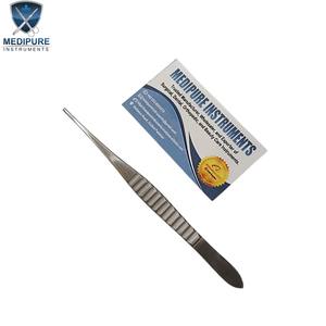 Pinces à tissus Gillies réutilisables en acier inoxydable, instrument chirurgical professionnel pour usage médical et vétérinaire - Product Image 5