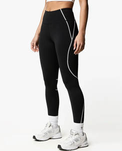 Respirant Gym Sport Fitness Pantalon 4 voies Stretch Butt-lifting Spandex / Nylon Leggings Yoga Leggings Pour Les Femmes - Product Image 3