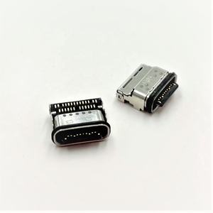 IPX8ขั้วต่อตัวเมียชนิด C SMT ชนิด C 24pin กันน้ำได้5A การจัดอันดับในปัจจุบันมาตรฐาน RoHS 30V AC ใช้ชาร์จคุณภาพสูง - Product Image 2