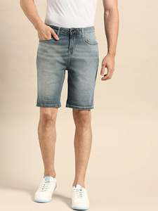 Shorts en jean déchirés pour homme, style vintage, coupe slim, respirant, avec rayures latérales, de haute qualité, pour l'été - Product Image 2