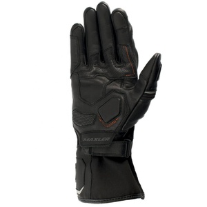 Guantes de carreras de motos de cuero térmicos/aislados impermeables transpirables de alta calidad para hombres y mujeres con pantalla táctil para montar al aire libre - Product Image 3