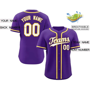 Maillot de baseball classique à rayures imprimées par sublimation de haute qualité, personnalisable avec nom et numéros, pour activités sportives, pour hommes - Product Image 5