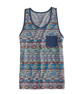 100% coton hommes débardeur gilet confortable Singlet Style tricoté Jersey partout Sublimation imprimé débardeur pour hommes - Product Image 2