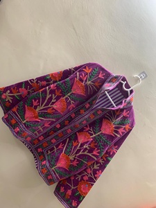 Handmade <b>Velvet</b> Suzani <b>Jacket</b> <b>Women</b> Ethnic Bohemian Embroidered Regular Winter Outerwear Stand Cotton Reversible Gift <b>for</b> Her - Product Image 1