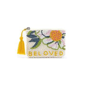 Ethnic Beaded Coin Bag Trendy Beaded Coin Clutch for Party Wedding & Gifting <b>Mini</b> Wallet Tassel Zip Closure Embraided Women Bags - Product Image 3