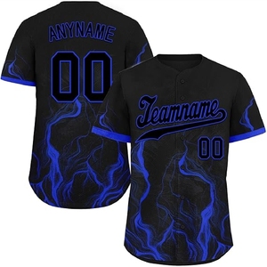 Maillots de baseball de sublimation de haute qualité, vêtements de sport respirants pour l'entraînement au baseball - Product Image 1
