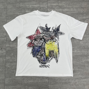 T-shirts surdimensionnés, fabricants de vêtements personnalisés, t-shirt 100% coton, t-shirt surdimensionné pour homme, impression DTG, t-shirt graphique - Product Image 5