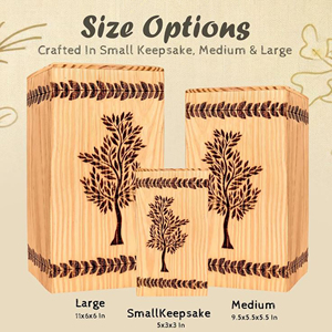 Eco Friendly Handmade Wooden Urn Wooden Memorial Urn for Loved One Ashes Wooden Keepsake Cremation Urn Manufacturer by AYAANS - Product Image 6