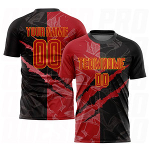 Maillot de football imprimé numériquement de qualité supérieure, uniforme d'équipe personnalisé, short de performance anti-humidité 100 % polyester unisexe avec cordon de serrage - Product Image 4