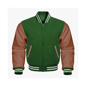 Vestes de sport personnalisées de haute qualité en laine et coton, veste à capuche de style universitaire, veste de baseball - Product Image 1