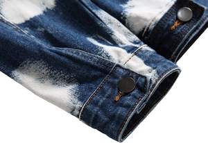 Oem Custom Design Casual Streetwear Wholesale Fashion <b>Denim</b> <b>Jacket</b> Riding Coats <b>Denim</b> Jeans Mens <b>Jackets</b> <b>Denim</b> <b>Jacket</b> - Product Image 4