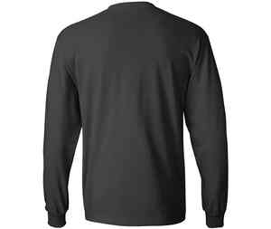 Camiseta de Manga Larga para Hombre, Cuello Redondo, Estilo Liso, Transpirable y Cómoda - Product Image 3