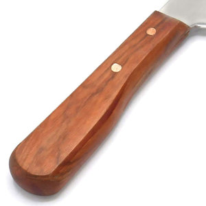 Cuchillo de acero inoxidable para el cuidado de mascotas con mango de madera para recortar el pelo y eliminar la muda, herramienta manual - Product Image 5