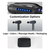 Pistolet de massage à percussion sans fil rechargeable CYANMED avec 30 réglages de vitesse ajustables pour une utilisation sur tout le corps