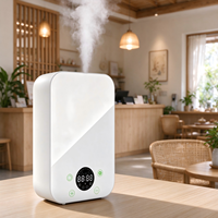 Diffuseur d'aromathérapie, en plastique, à fixation murale ou sur pied, avec commande tactile, fonction Bluetooth, couvrant 300 mètres cubes.