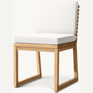 Hot <b>sale</b> single chair made of <b>teak</b> <b>wood</b> <b>for</b> outdoor use equipped with soft and durable foam that is anti-rot - Product Image 1