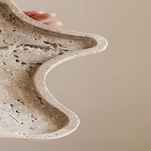 ถาด Travertine ทำมือรูปทรงไม่สม่ำเสมอ - Product Image 3