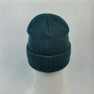 MEYBA SPORTS Unisex Dark Green Knit Beanie <b>Hat</b> 100% Acrylic Winter Warm Cuffed Solid Color Casual Adult Size 56-58CM - Product Image 5