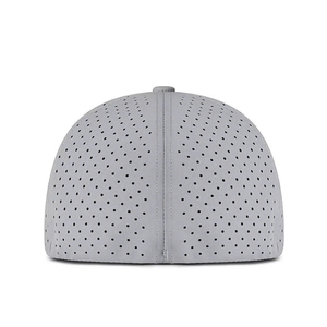 Wholesale 6 Panel <b>Flat</b> Brim Custom Embroidery Laser Cut Hole Waterproof Fabric Snapback <b>Caps</b> And Hats For <b>Man</b> Woman - Product Image 5