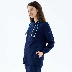Chaquetas Médicas para Mujer de Tela Suave, al por Mayor, OEM, de Alta Calidad, Cómodas, con Logotipo y Colores Personalizados, Chaquetas para Enfermeras - Product Image 6