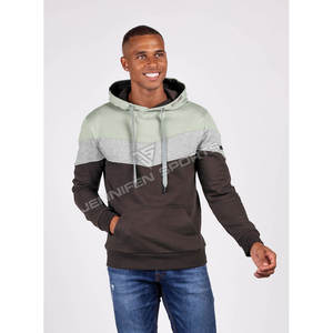 Sweat à capuche personnalisé en molleton 100 % coton, brodé, multicolore, 450 GSM, pour homme, coupé et cousu sur mesure - Product Image 5