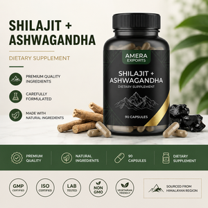 Suplemento de Marca Privada, Cápsulas de Shilajit y Ashwagandha del Himalaya - Product Image 4