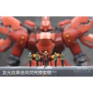 1/144 <b>Scale</b> High Precision Pilot & Officer <b>Mini</b> Figure Set Compatible Mecha Model Hangar Diorama Display Accessories - Product Image 3