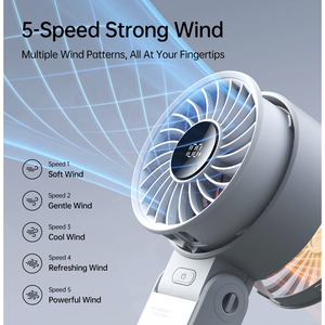 พัดลมมือถือจิซูไลฟ์ไลฟ์ 7 สีชมพู 3600 มิลลิแอมป์ - Product Image 6
