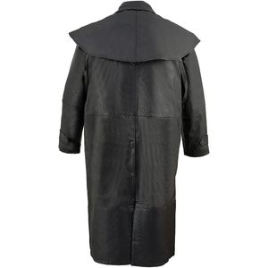 Manteau en cuir pour homme Milwaukee 2025 SH910-BLACK Noir, inspiré du style western, en cuir véritable, avec doublure amovible - Product Image 5