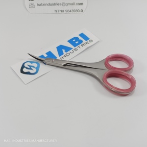 <b>Chrome</b> Polish Embroidery Scissors Custom Threading Shears Straight Sharp Stainless Steel Mini Right-Handed Cuticle Care Children - Product Image 5