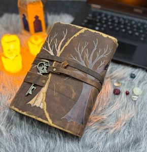 Diario de Cuero Vintage, Árbol de la Vida Celta, Libro de las Sombras - Product Image 2