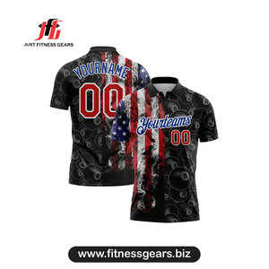 Camisa de Hombre Verde y Negra de Manga Larga, Transpirable, Casual, Lisa, con Botones al Frente, de Punto, de Poliéster de 200g, Bordada - Product Image 3