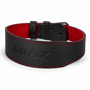 Ceinture de musculation en cuir véritable MIAZ, protection professionnelle, légère, durable, réglable, soutien lombaire, garantie 1 an - Product Image 2