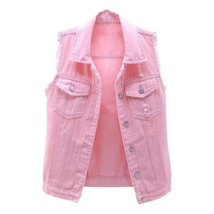 Gilet en jean pour homme, coupe slim, style moderne, prix de gros, très demandé, dernière tendance, logo personnalisé, meilleur gilet en jean pour homme - Product Image 2