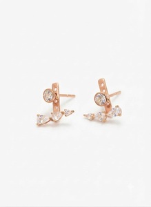 Pendientes de Oro Sólido de 18K con Diamantes Cultivados en Laboratorio, Color E, VS, Diseño de Racimo de Piedras Múltiples, Joyería de Moda - Product Image 5