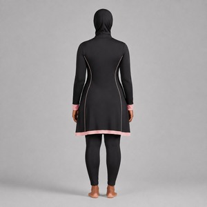 Ensemble Burkini Modeste Femme Couvrant Entièrement Léger Séchage Rapide Écologique Décontracté Plage Protection UV - Product Image 3