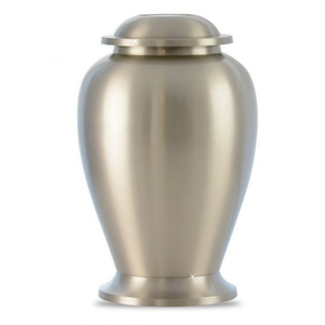 Silver Color Aluminum Cremation Urn Handmade Design Metal Funeral Urn Human Ashes Funeral Supplies Cremation Urns - Product Image 1