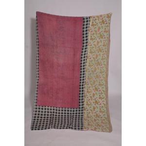 Colcha Kantha Gudri de Algodón Indio, Estampado Vintage, Reversible, para Sofá, Cama y Dormitorio - Product Image 2