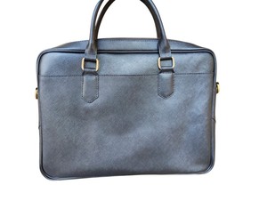 Elegant Genuine Saffiano Leather Laptop <b>Bag</b> Soft Satchel <b>Bag</b> Computer Messenger Design <b>for</b> Office Travel <b>Men</b> Women - Product Image 4