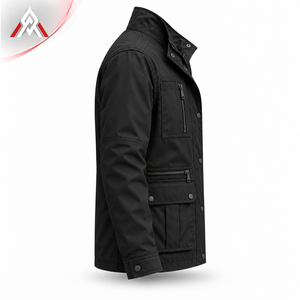 Classic <b>Men</b>’s Utility <b>Field</b> <b>Jacket</b> Featuring Multi Pocket Styling Strong Material And Comfortable Construction <b>For</b> Daily Wear - Product Image 2