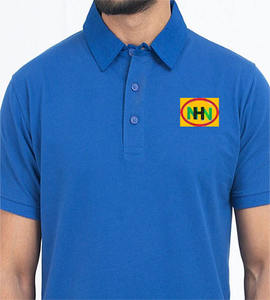 Chemises de golf pour hommes en polyester/coton de haute qualité, respirantes, à séchage rapide, anti-humidité, protection UV, extensibles, à pois - Product Image 3