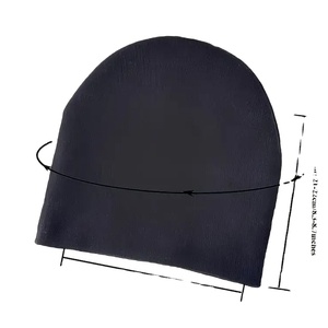 Gorro de Jacquard con letras personalizadas, gorro de punto de invierno, gorro de moda bordado con logotipo personalizado cálido para hombres y mujeres - Product Image 6